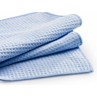 Mikrofaser - Waffeltuch 50x70 cm blau