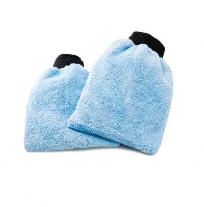 Universal - Reinigungshandschuh Mikrofaser blau - Mega Hand