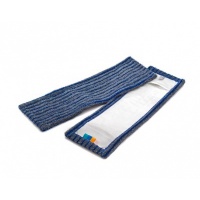 Mikrofaser - Borstenmopp 50cm blau-grau