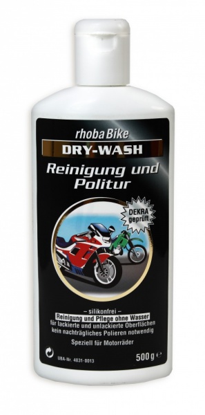 rhobaBIKE - Dry Wash Trockenwäsche speziell für Motorräder