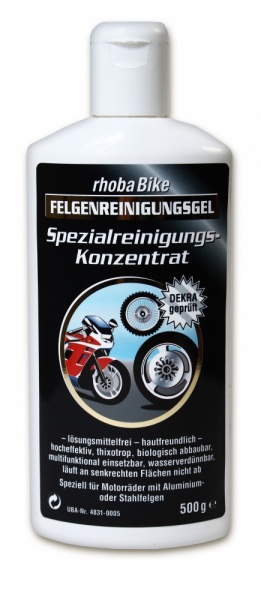 rhobaBIKE - Felgenreinigungsgel für Motorräder