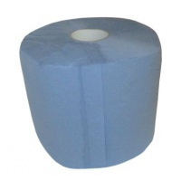 Putzpapierrolle, Putztuchrolle, blau, 2-lagig, 500 Abrisse