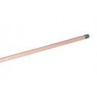 Holzstiel mit Gewinde 140 cm, 24 mm Durchm.