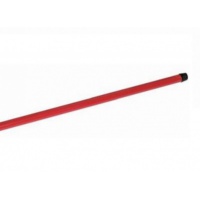 Metallstiel rot lackiert, 130 cm, 22 mm Durchm.