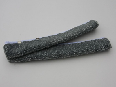 Fenster - Einwascherbezug Microfaser grau 25cm