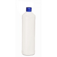 1 Liter Leerflasche mit Klappverschluss, weiß