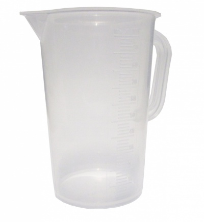 Kunststoff Messbecher mit bis zu 100 ml Füllmenge