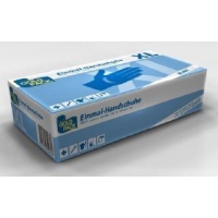BINGOLD Nitril 35Plus, Einweghandschuhe aus Nitrilkautschuk puderfrei, blau, 100 Stück/Box