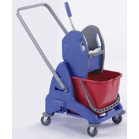 Einfachfahrwagen Kunststoff mit Deichsel 1 x 17 Liter