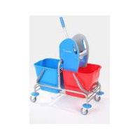 Doppelfahrwagen Edelstahl 2x 17 oder 2x 25 Liter